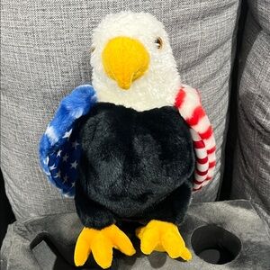 NEW Collectible Ty Beanie Baby Patriotic Eagle SOAR 2001